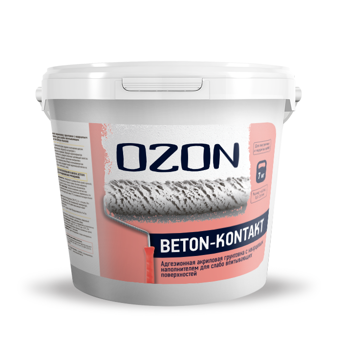 Грунтовка бетоноконтакт OZON Beton-kontakt ВД-АК-042М-7   морозостойкая